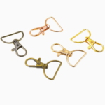 High-End Zinc Alloy Fish Mouth Clip Buckle, Luggage Hardware Webbing Hook for Bags & Key Chains