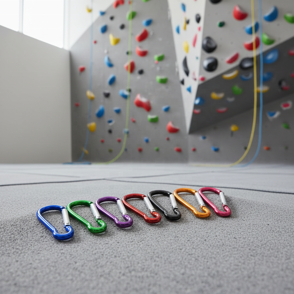 Outdoor Metal Mountain-Climbing Water Bottle Zinc Alloy Buckle Calabash Shape Carabiners Custom Logo Letterpress Printed Durable