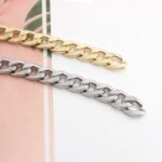 High Quality Wholesale NK 15mm Aluminum Chains Purse Strap Chunky Gold Thick Chain Eco-friendly Customizable Safety Small