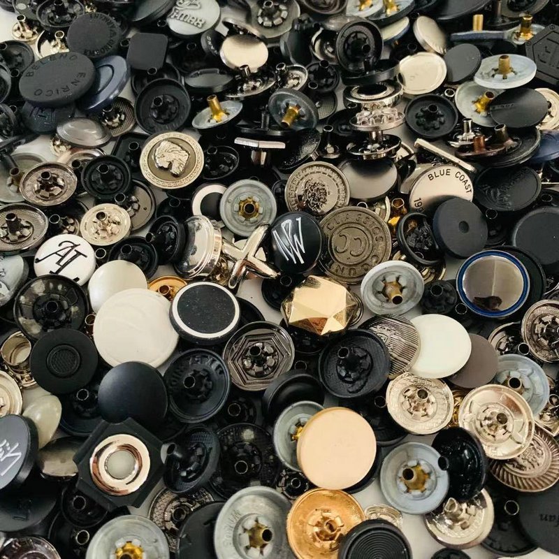 Wholesale  Metal Button Cap Arab Thobe Snap Buttons for Men Clothes