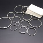 Wholesale 2025 Fashionable Metal Calendar Rings 25mm/30mm Open Book Binder Rust-Proof Keychain Loops for DIY Planners/Albums
