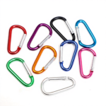 D-shaped Outdoor Aluminum Alloy Quick-release Buckle Climbing Buckle Hook Luggage External Hanging Travel Small Accessories