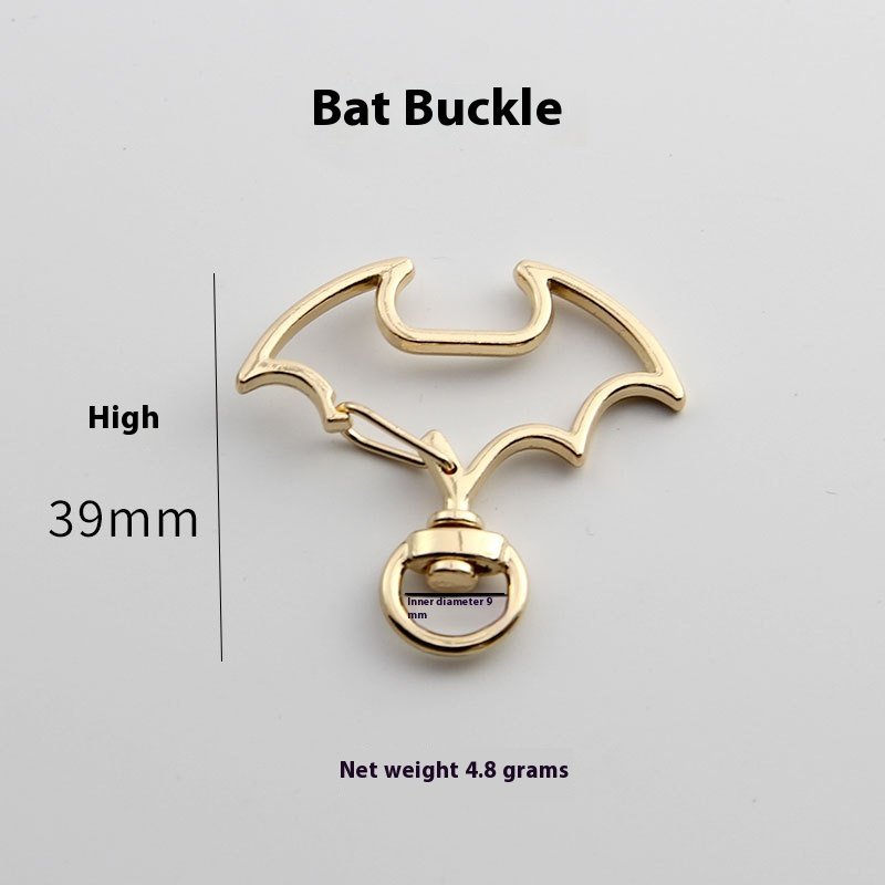 Gold Plated Swivel Keychain Clasps Zinc Alloy Snap Hooks in Assorted Shapes for DIY Jewelry Making Bag Charm Accessories