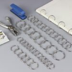 Wholesale 2025 Fashionable Metal Calendar Rings 25mm/30mm Open Book Binder Rust-Proof Keychain Loops for DIY Planners/Albums