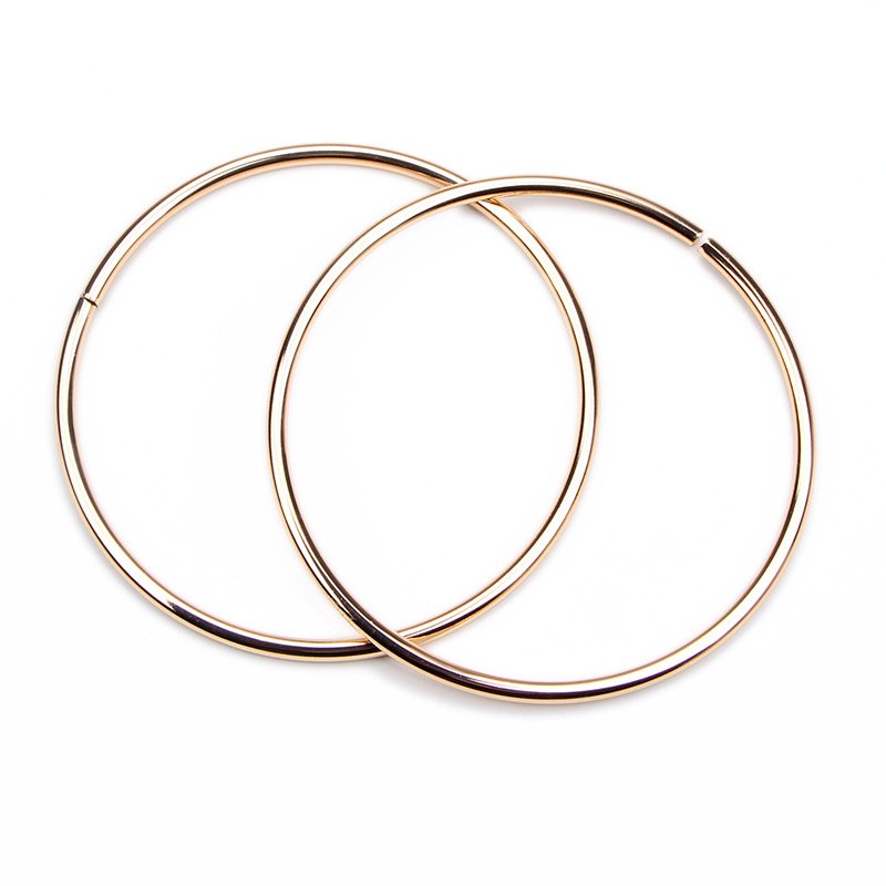 Bag Hardware Accessories Custom Shape Metal Bag Purse Handle for Handbags