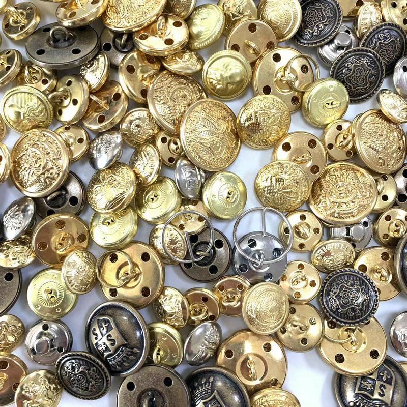 Wholesale Metal Buttons With Custom logo Sewing Brass Buttons