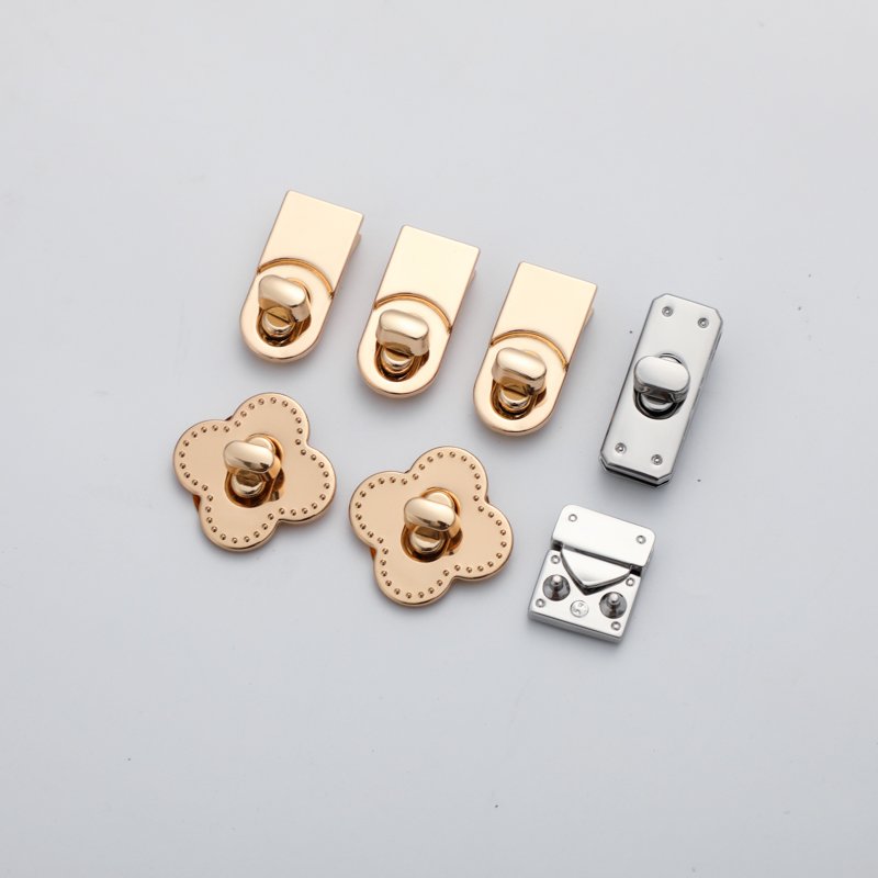 Professional Customization Fashion Luxury Classic Twist Lock Bag Accessories Decorative Handbag Lock Twist Lock for Handbag