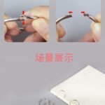 Wholesale 2025 Fashionable Metal Calendar Rings 25mm/30mm Open Book Binder Rust-Proof Keychain Loops for DIY Planners/Albums