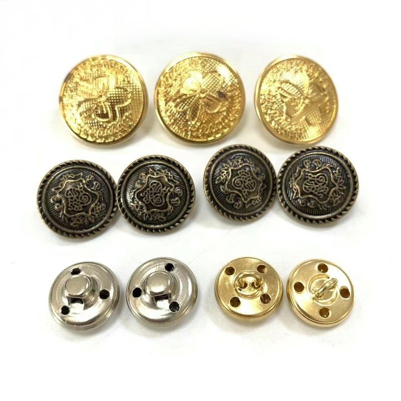 Wholesale Metal Buttons With Custom logo Sewing Brass Buttons