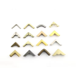 Different Styles Iron Corner Decorative Metal Book Corner Protectors for Furniture