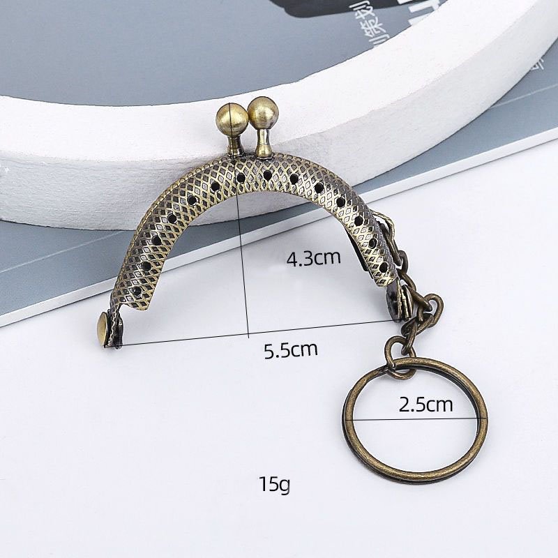 Wholesale Handbag Clutch Handles for Hardware Accessories Evening Bags Kiss Clasp Lock Pearl Purse Frame