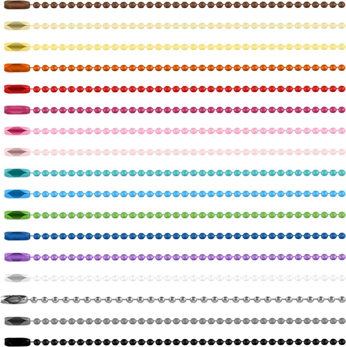 Factory Price Wholesale Color Paint 2.4 * 100mm Bead Chain Ball Bead Chain