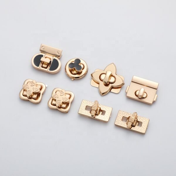 Professional Customization Fashion Luxury Classic Twist Lock Bag Accessories Decorative Handbag Lock Twist Lock for Handbag