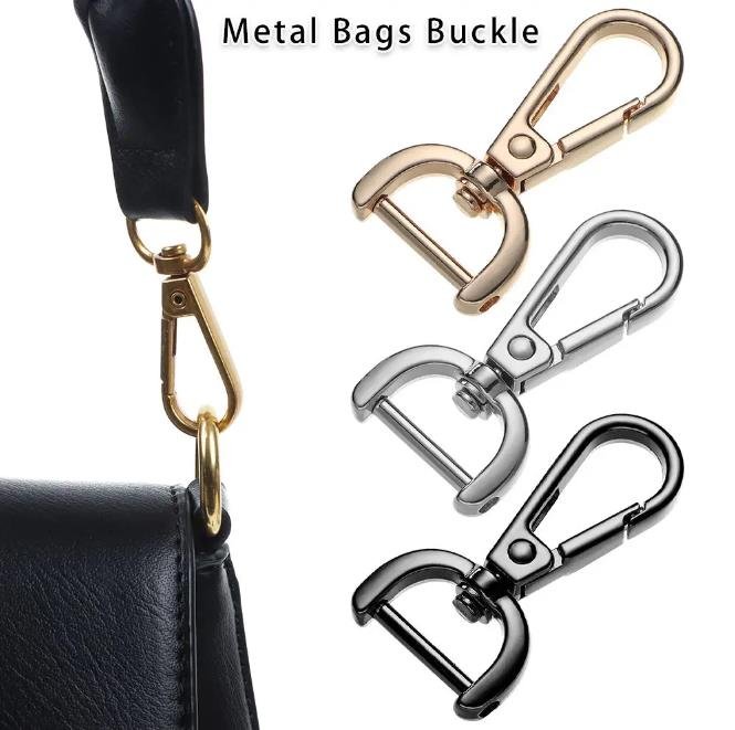 Metal Swivel Key Chain Hooks Clasps Lightweight Clips Lobster for Shoulder Strap Belt Clasp Bag Accessories