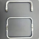 Wholesale 20/22/25/30cm Aluminum Tube Smooth Bracket Bag Handle Handbag Sewing Accessories Wallet Frame