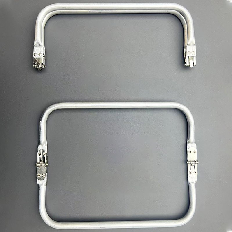 Wholesale 20/22/25/30cm Aluminum Tube Smooth Bracket Bag Handle Handbag Sewing Accessories Wallet Frame
