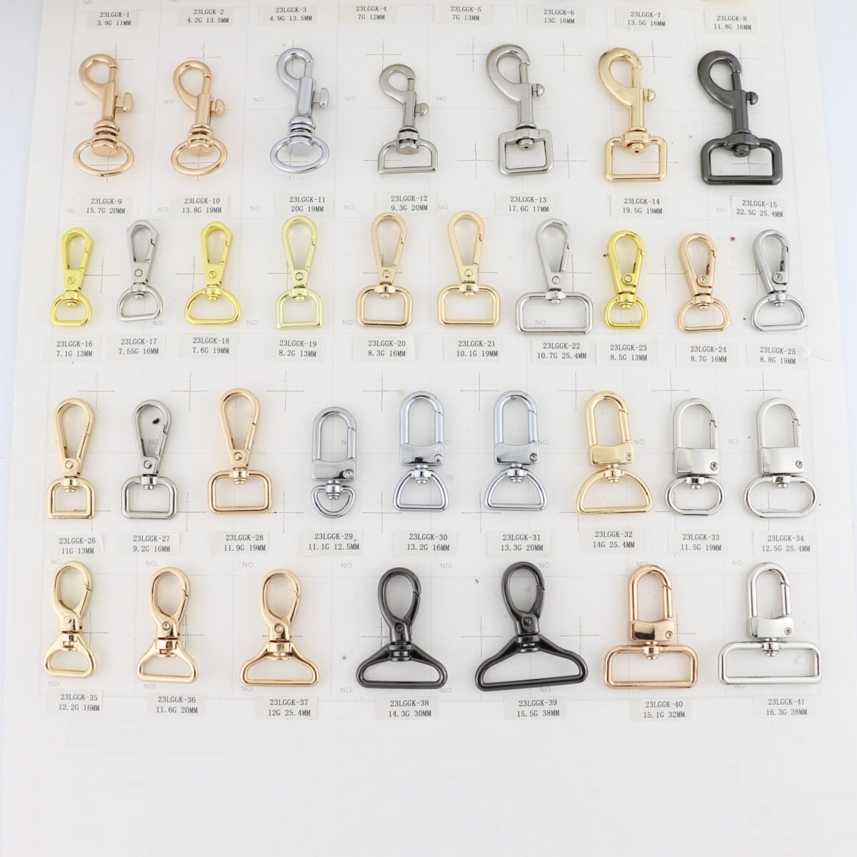 High Quality Metal Lobster Claw Clasp Swivel Snap Hook for Keyring
