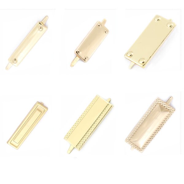 Factory Custom Decorative Brand Metal Bags Labels Tags Luggage Metal Logo for Handbags