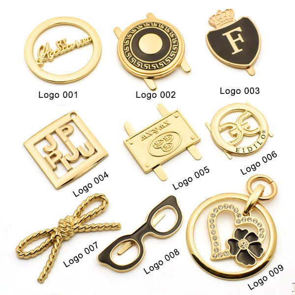 Hot Sales Hanging logo Fashion Handbag Accessories Metal Tassels for Making Purses