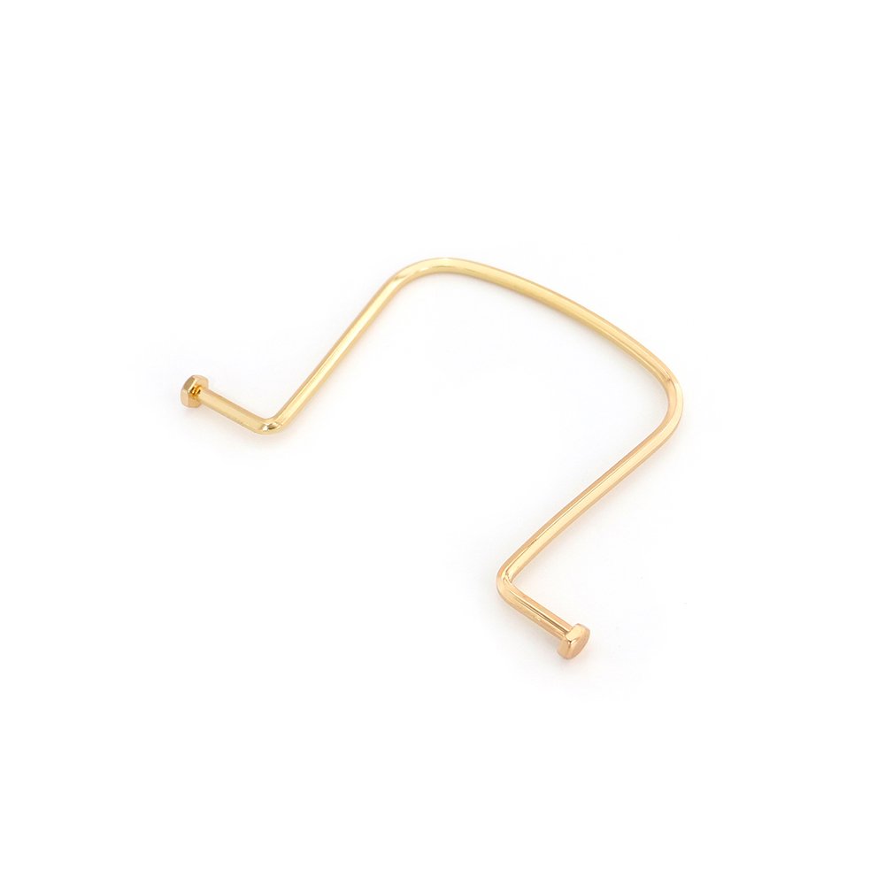 Bag Hardware Accessories Custom Shape Metal Bag Purse Handle for Handbags