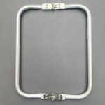 Wholesale 20/22/25/30cm Aluminum Tube Smooth Bracket Bag Handle Handbag Sewing Accessories Wallet Frame