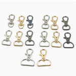 High-End Zinc Alloy Fish Mouth Clip Buckle, Luggage Hardware Webbing Hook for Bags & Key Chains