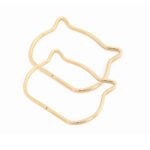 Bag Hardware Accessories Custom Shape Metal Bag Purse Handle for Handbags