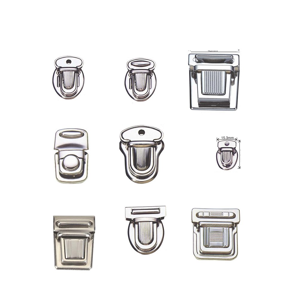 Wholesale Bag Lock Buckle Metal Accessories Twist Lock Clasp for Bag Handbag