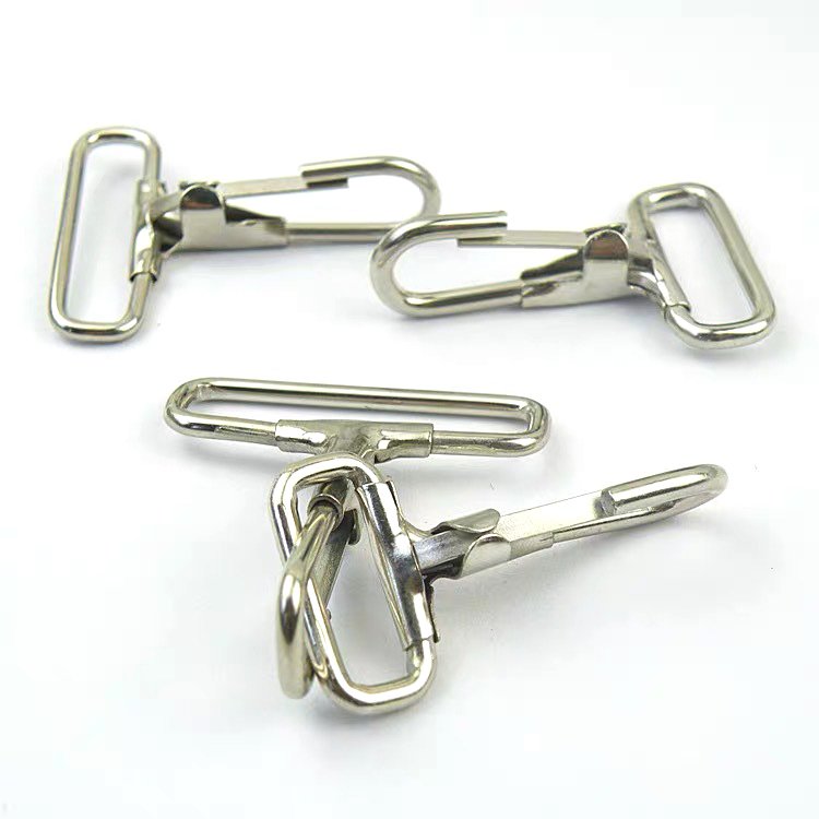 Bag Hardware Accessories 20/25/32/38/50 mm Metal Iron Wire Strap Snap Hook Dog Buckle