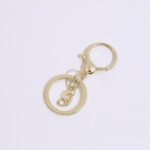 High Quality Wholesale Zinc Alloy Keychain Vintage Cartoon Baking Lightweight Lobster Buckle Set Keychain Ring