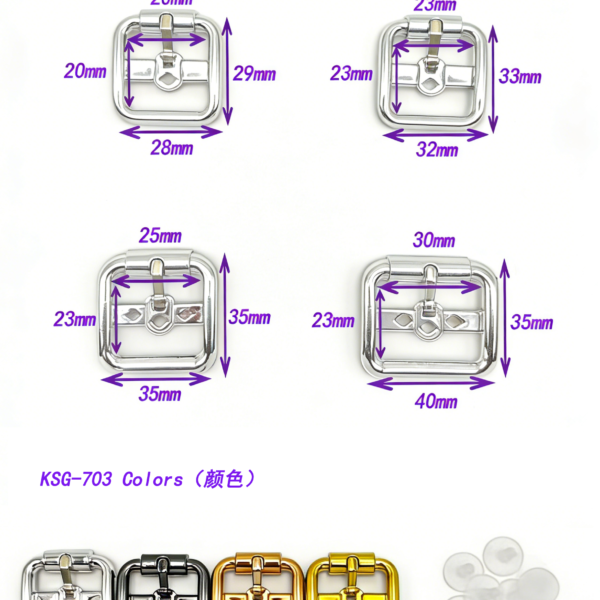 20mm Adjustable Durable Custom Shoe Buckle for Men Dress Shoes  Sandals Slippers