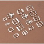 Factory Custom Metallic Single Prong Pin Shoes Buckles Steel Buckle for Shoes
