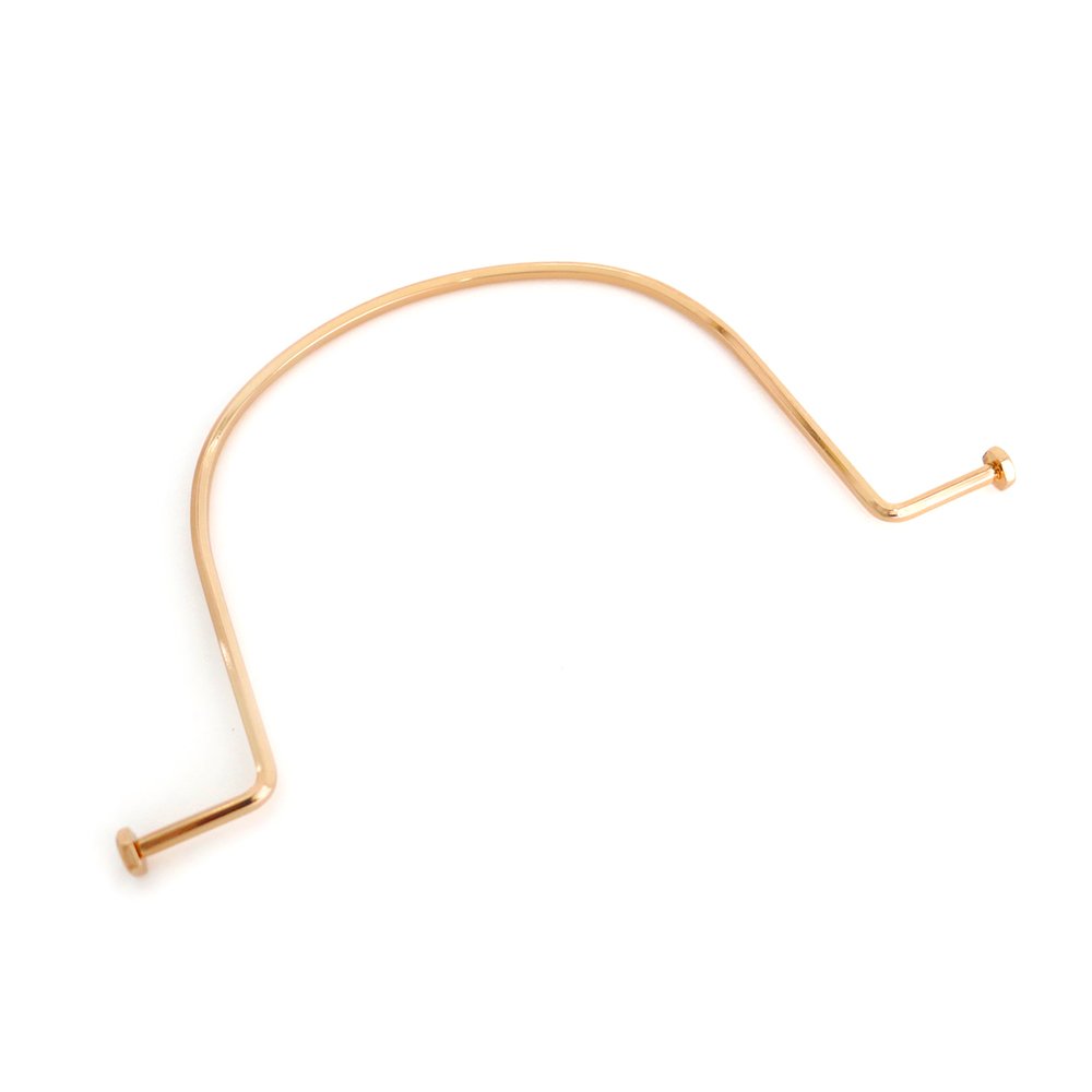 Bag Hardware Accessories Custom Shape Metal Bag Purse Handle for Handbags