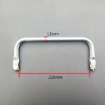 Wholesale 20/22/25/30cm Aluminum Tube Smooth Bracket Bag Handle Handbag Sewing Accessories Wallet Frame