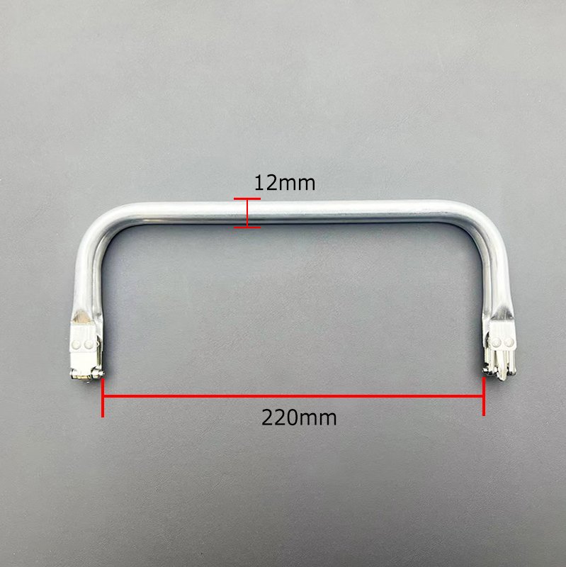 Wholesale 20/22/25/30cm Aluminum Tube Smooth Bracket Bag Handle Handbag Sewing Accessories Wallet Frame