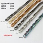 120cm Chunky Big Acrylic Plastic Resin Pearl Luxury Safety Small Bag Chain Strap Accessories Gold Purse Handbag