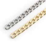 High Quality Wholesale NK 15mm Aluminum Chains Purse Strap Chunky Gold Thick Chain Eco-friendly Customizable Safety Small
