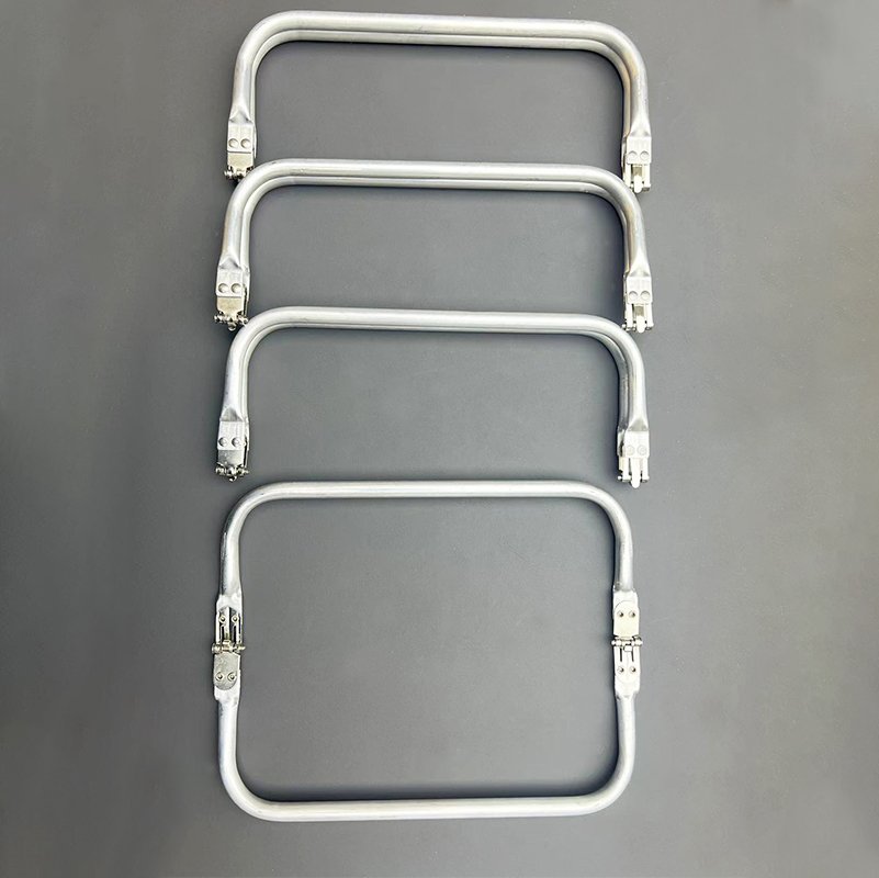 Wholesale 20/22/25/30cm Aluminum Tube Smooth Bracket Bag Handle Handbag Sewing Accessories Wallet Frame