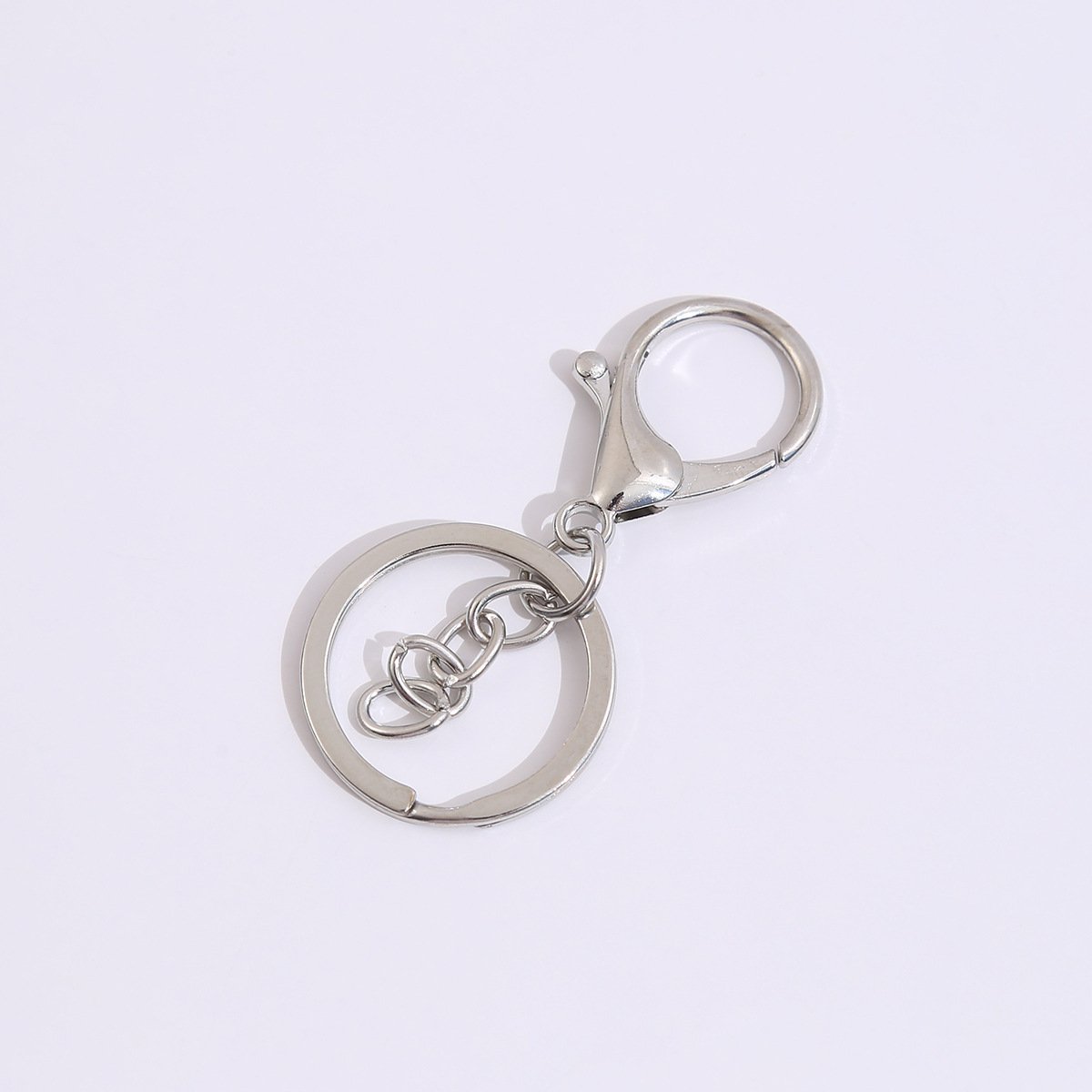 High Quality Wholesale Zinc Alloy Keychain Vintage Cartoon Baking Lightweight Lobster Buckle Set Keychain Ring