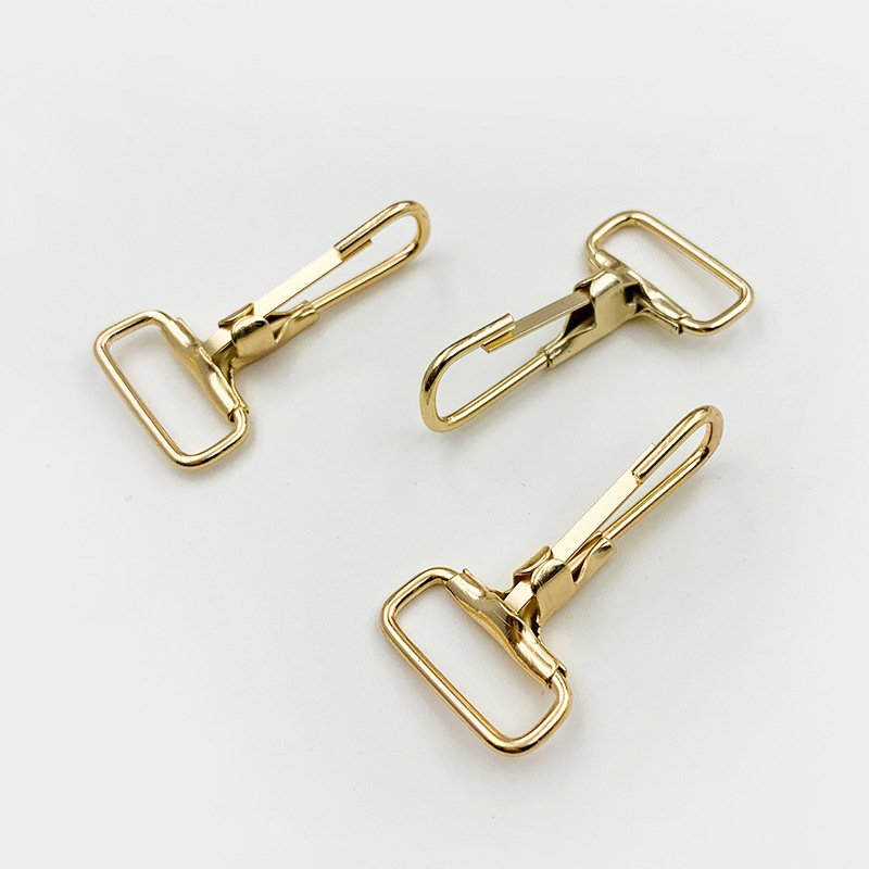 Bag Hardware Accessories 20/25/32/38/50 mm Metal Iron Wire Strap Snap Hook Dog Buckle