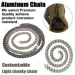 Weight Aluminum Chains for Handbags Jewelry Bags Fashion Accessories and DIY Projects Corrosion Resistant and Customizable