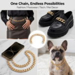 Weight Aluminum Chains for Handbags Jewelry Bags Fashion Accessories and DIY Projects Corrosion Resistant and Customizable